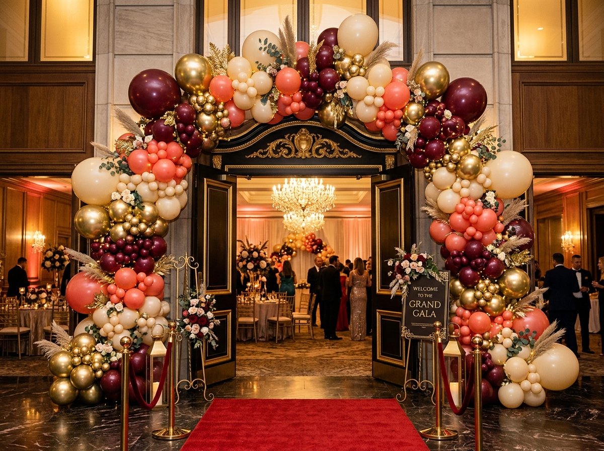 Luxury entryway balloon arch in Cuttack